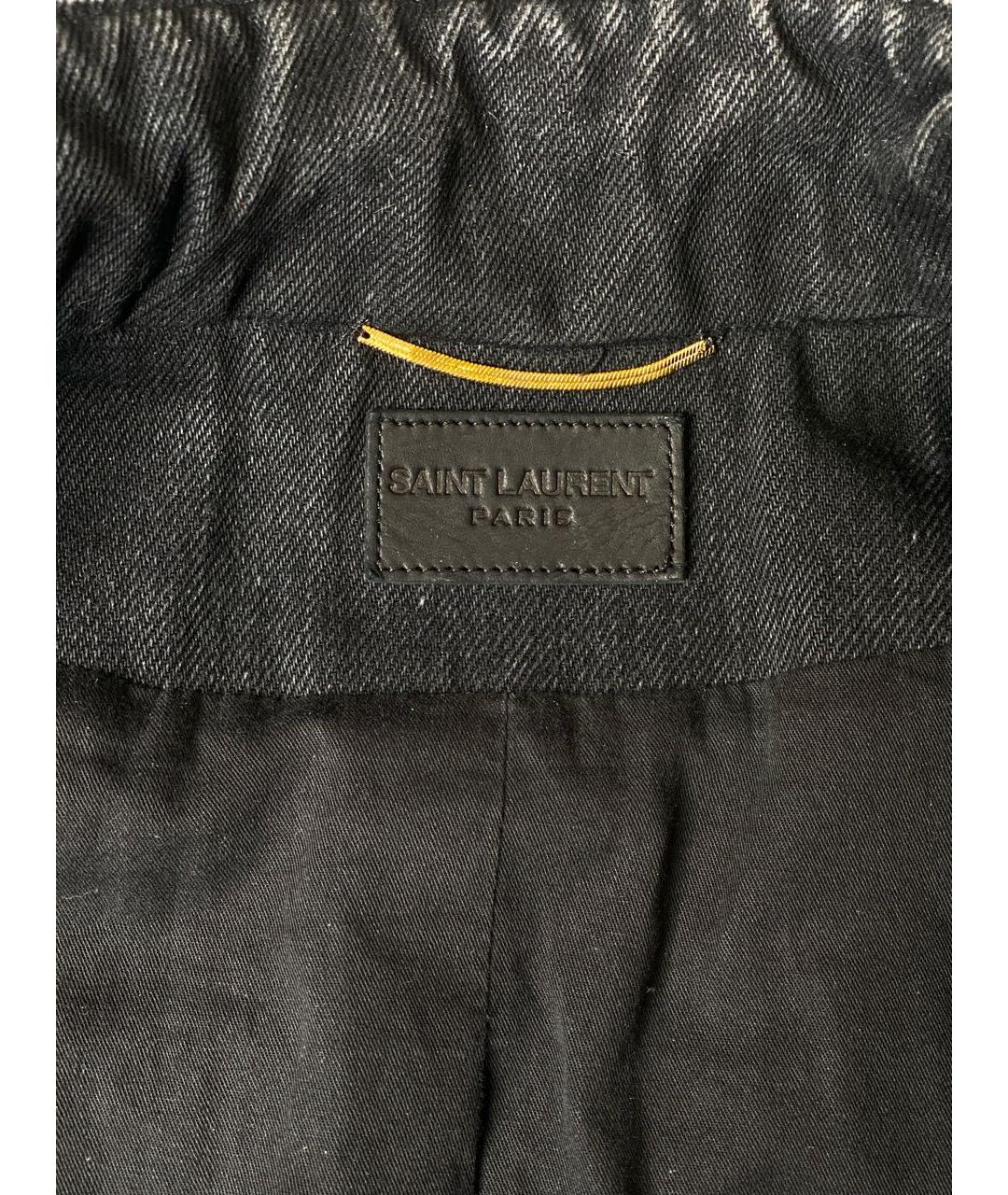 SAINT LAURENT Черный жакет/пиджак, фото 6
