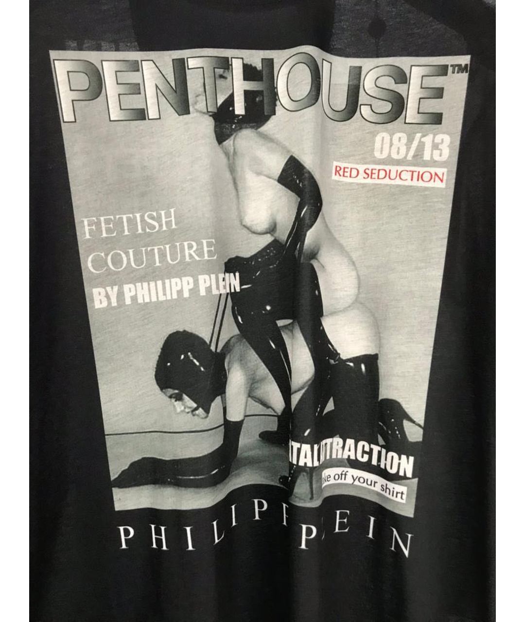 PHILIPP PLEIN Черная хлопковая футболка, фото 3