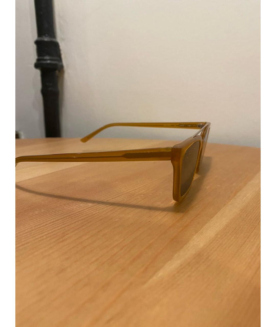 SELF-PORTRAIT Оранжевое пластиковые солнцезащитные очки, фото 2