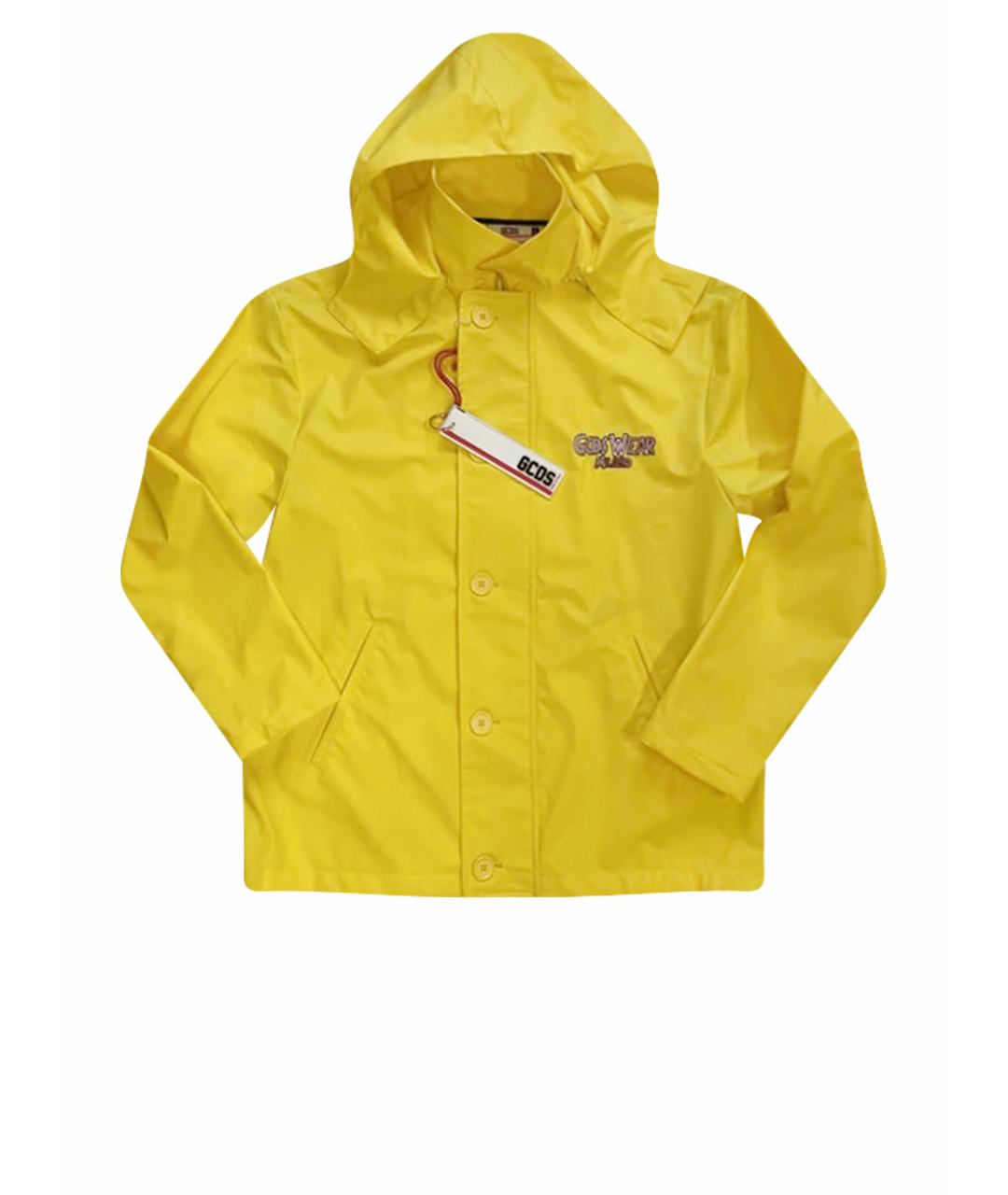 GCDS Желтая полиуретановая куртка, фото 1