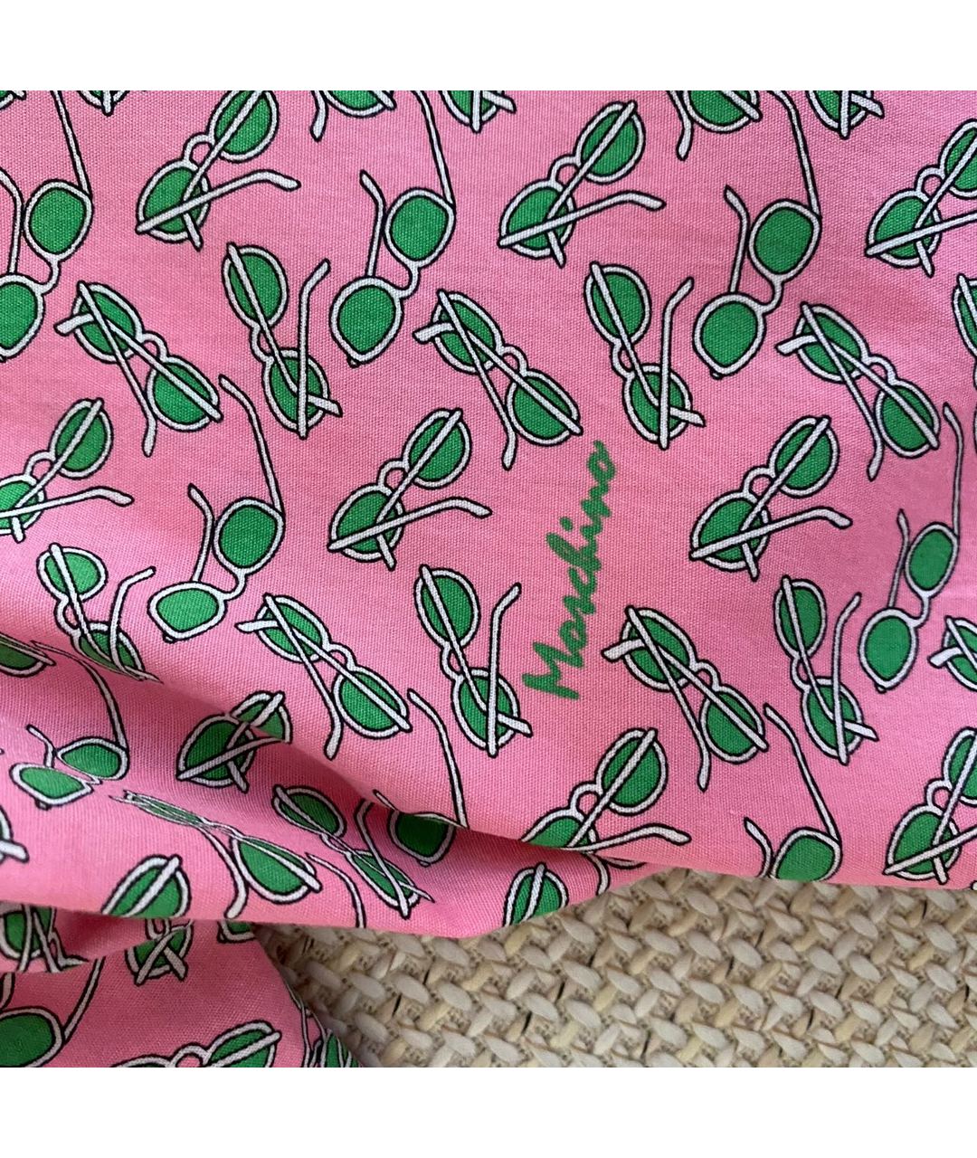 MOSCHINO Розовая хлопковая кэжуал рубашка, фото 6