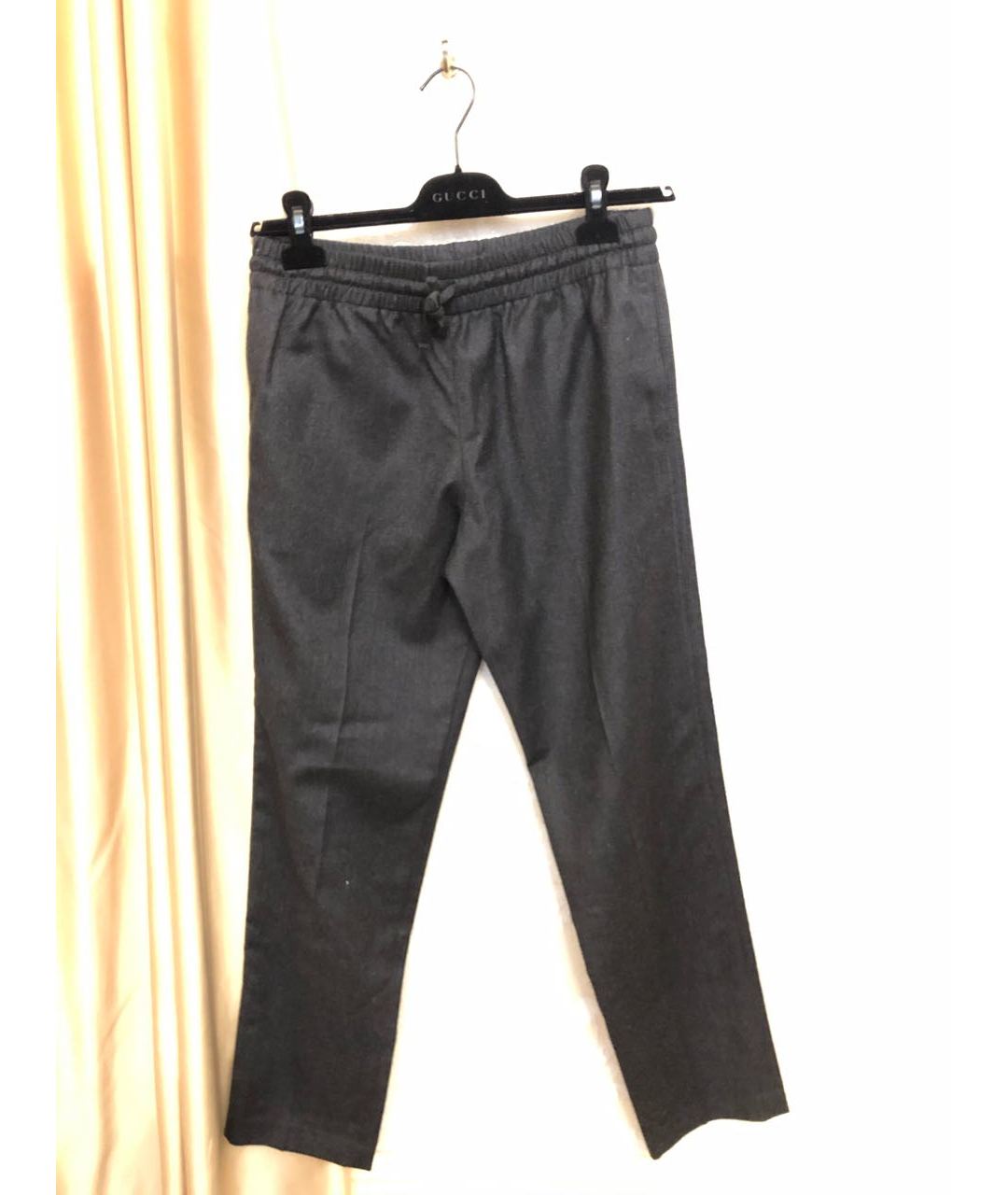 VALENTINO Серые прямые брюки, фото 4