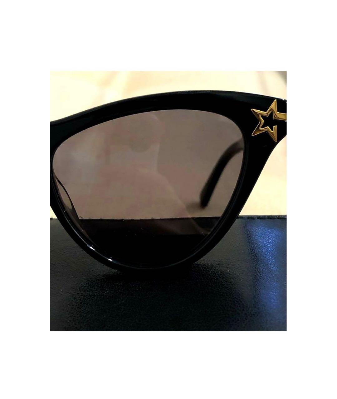 STELLA MCCARTNEY Черные пластиковые солнцезащитные очки, фото 2