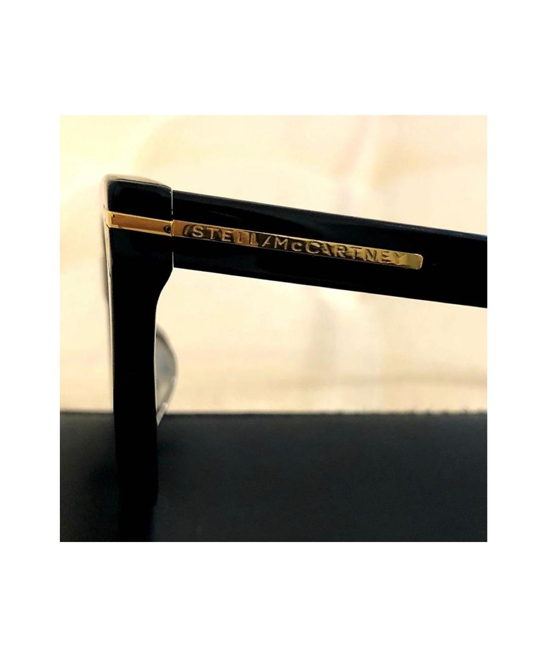 STELLA MCCARTNEY Черные пластиковые солнцезащитные очки, фото 4