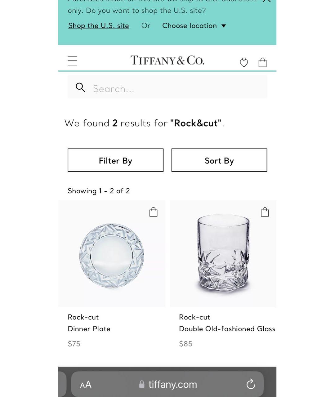 TIFFANY&CO Стеклянный стакан для сока, фото 7