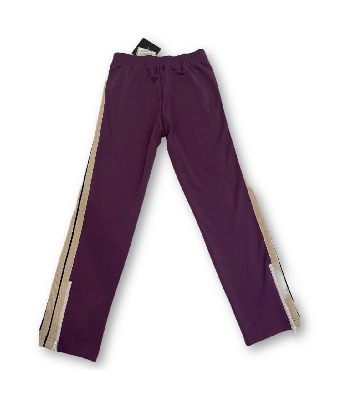 PALM ANGELS Фиолетовые полиэстеровые повседневные брюки, фото 2