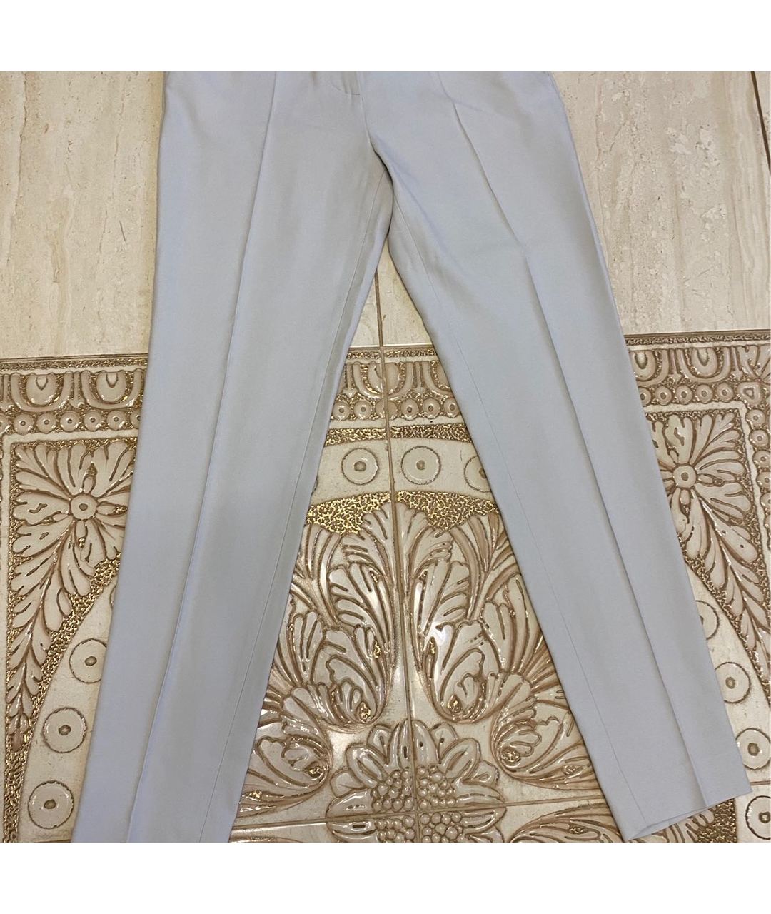 FABIANA FILIPPI Голубые прямые брюки, фото 9