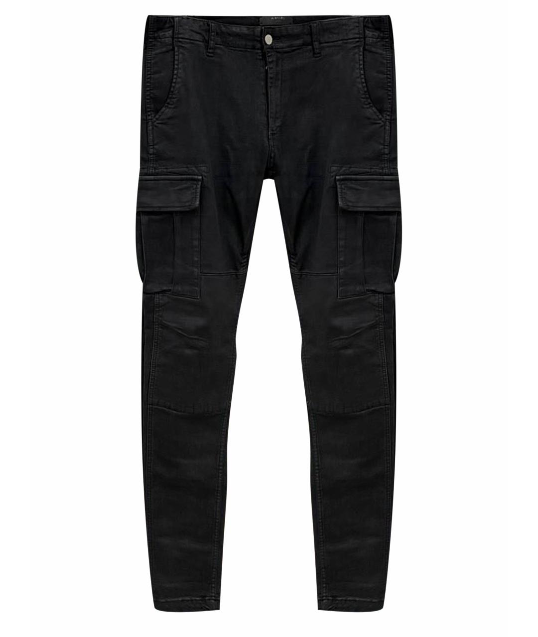 AMIRI Черные хлопко-эластановые джинсы скинни, фото 8