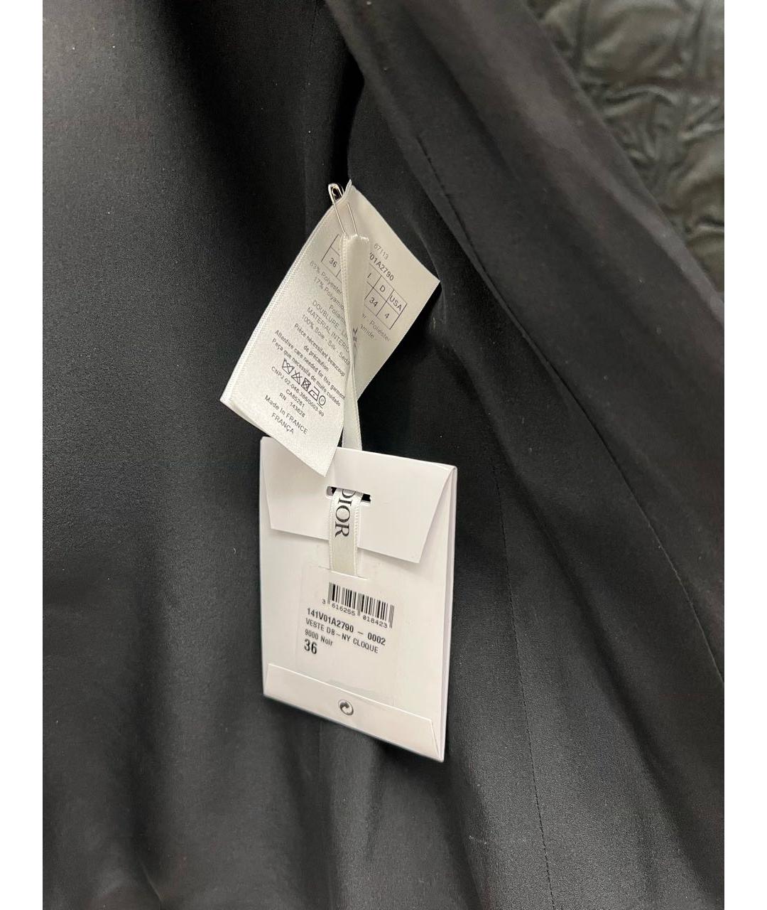 CHRISTIAN DIOR PRE-OWNED Черный полиамидовый жакет/пиджак, фото 5