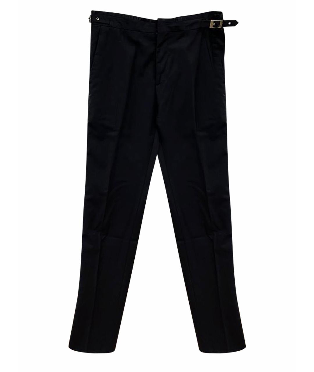 VIVIENNE WESTWOOD MAN Черные шерстяные повседневные брюки, фото 1