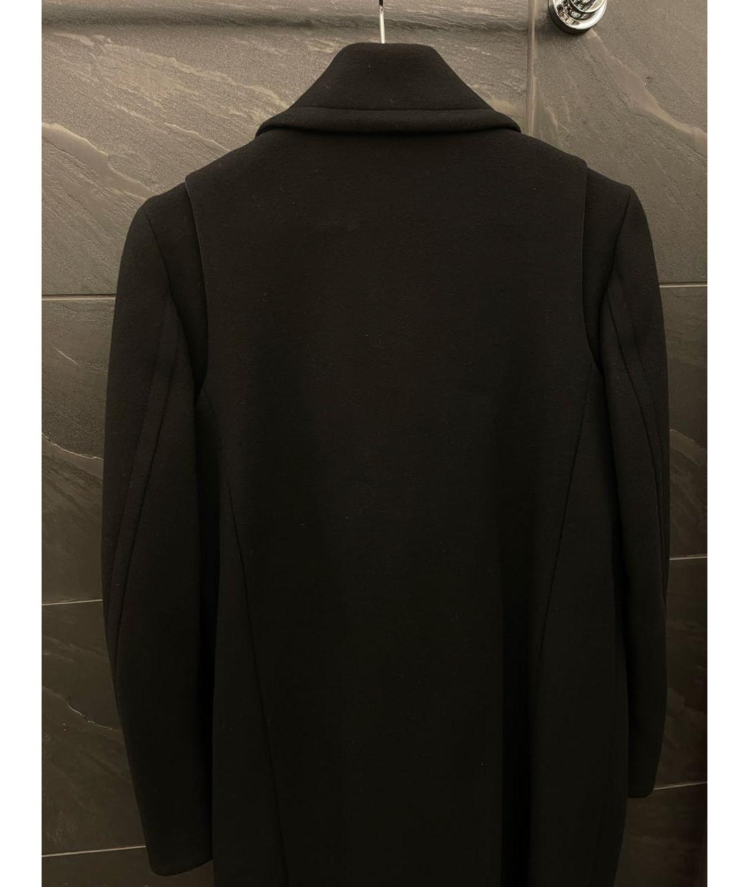 STELLA MCCARTNEY Черное шерстяное пальто, фото 5