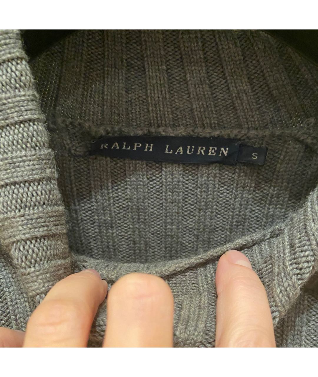 RALPH LAUREN Серый джемпер / свитер, фото 3