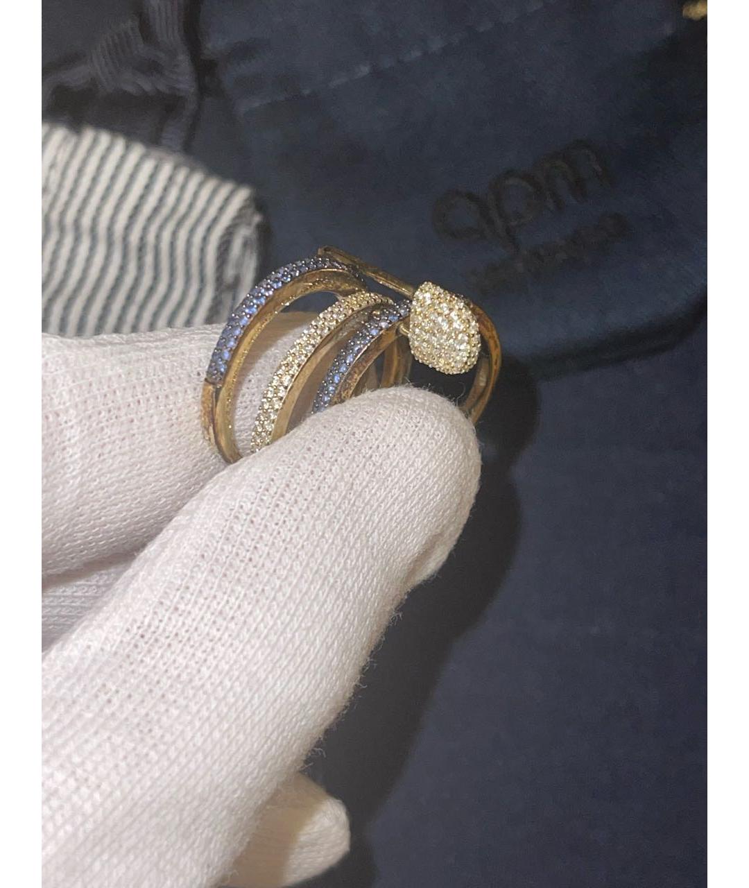 APM Monaco Золотое позолоченное кольцо, фото 6