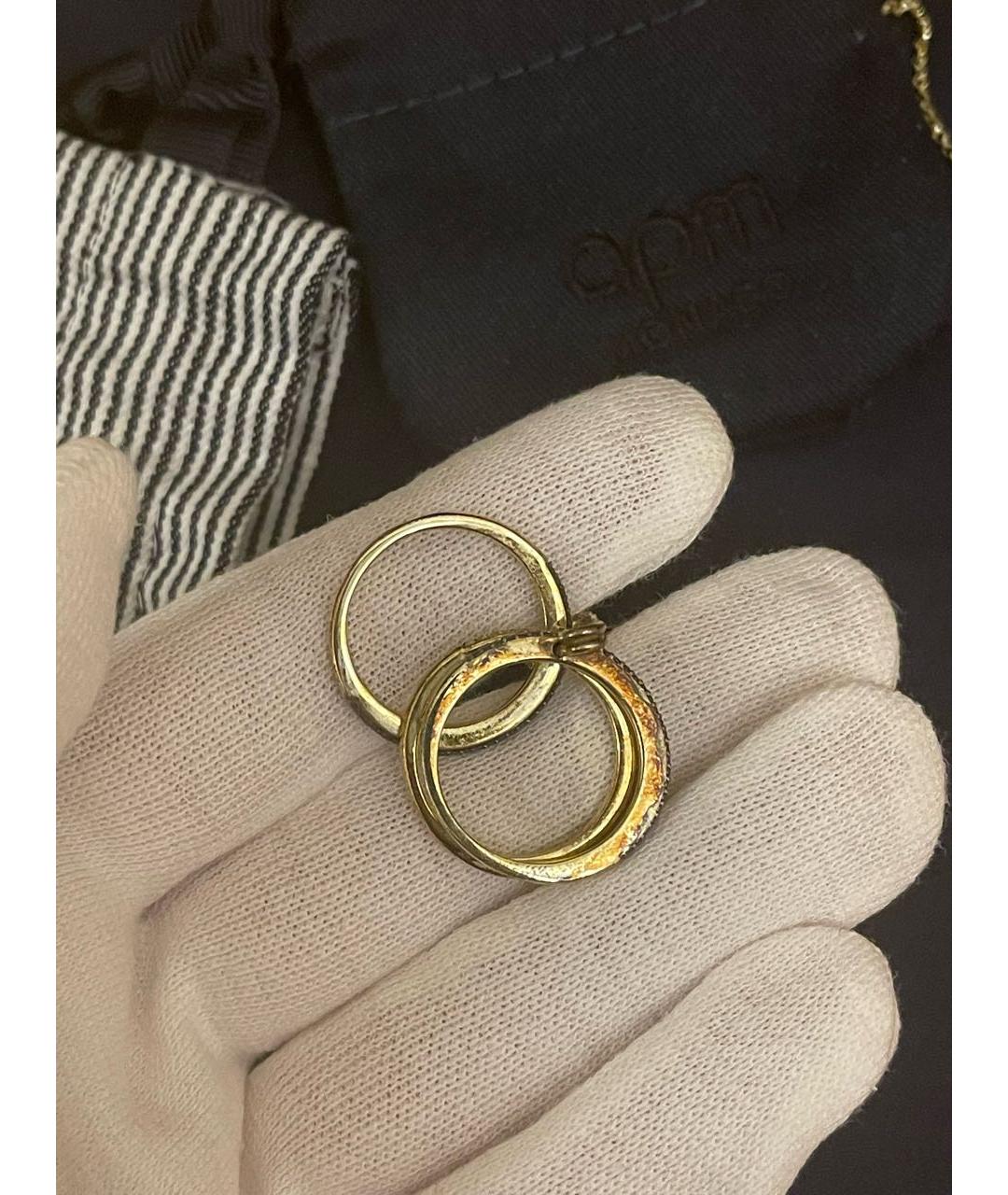 APM Monaco Золотое позолоченное кольцо, фото 7
