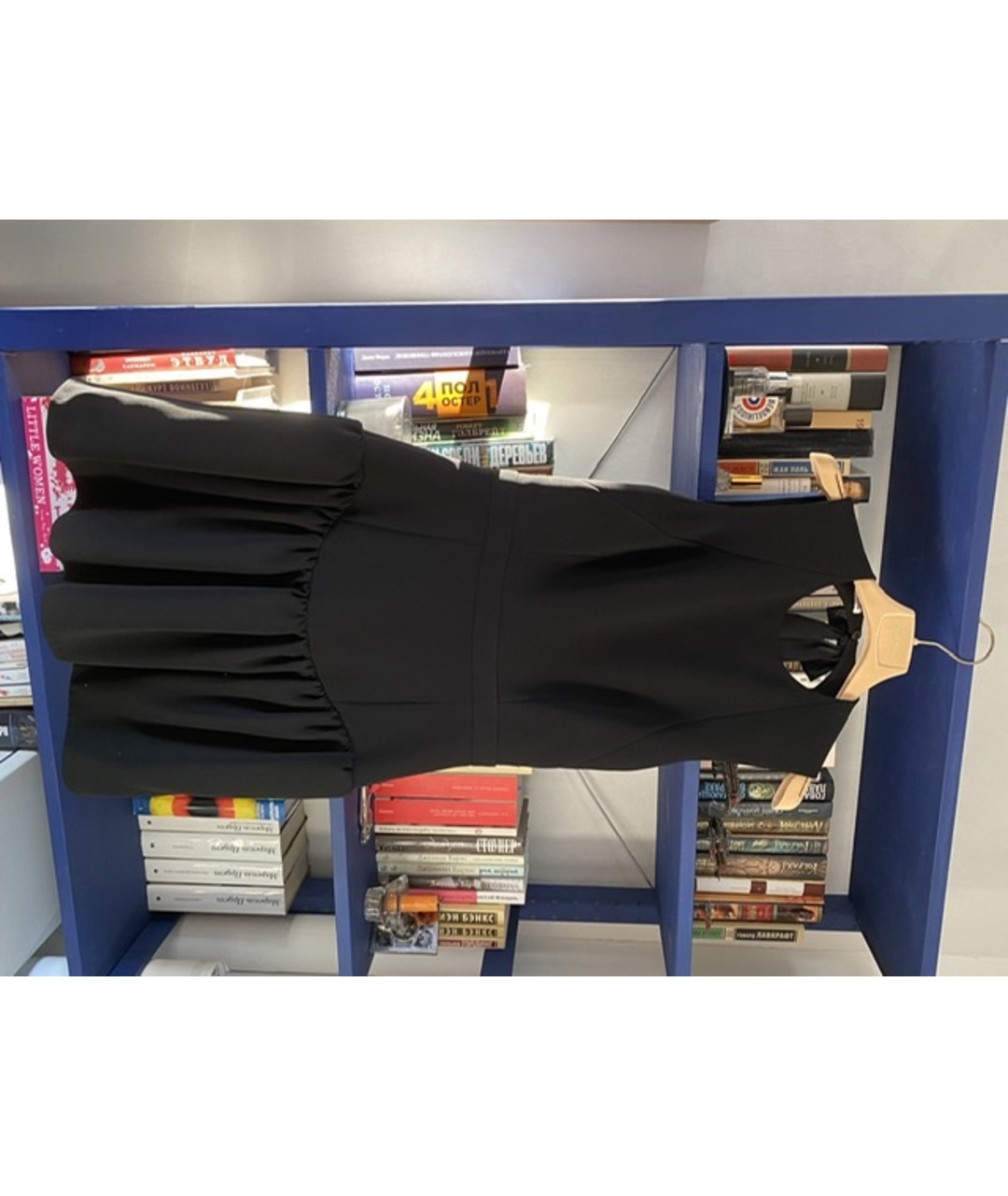 MIU MIU Черное полиэстеровое коктейльное платье, фото 5
