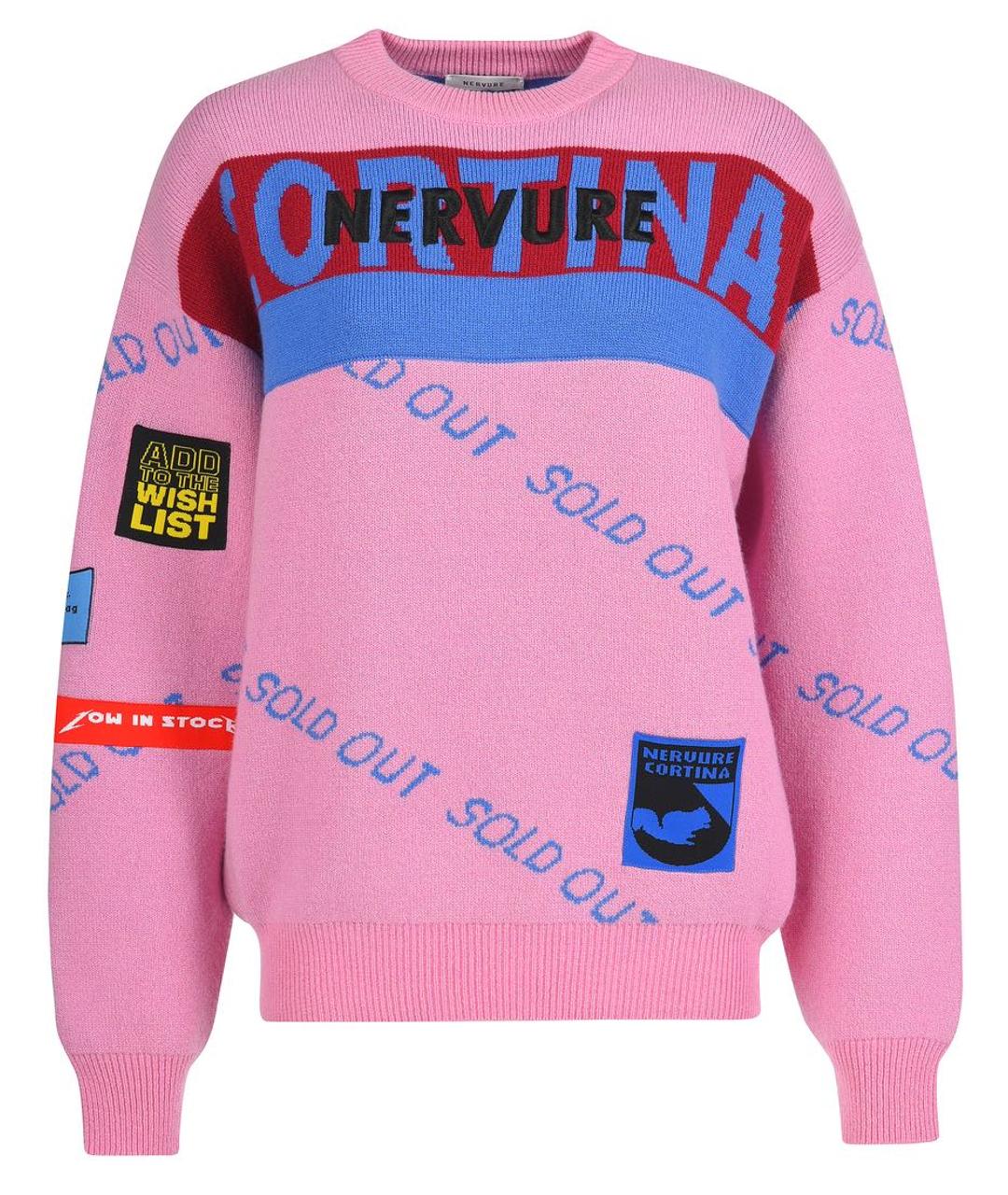 NERVURE Розовый кашемировый джемпер / свитер, фото 1