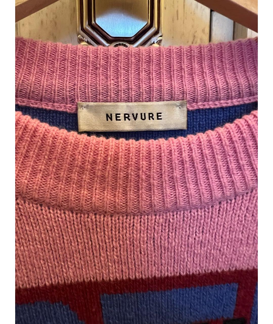 NERVURE Розовый кашемировый джемпер / свитер, фото 4