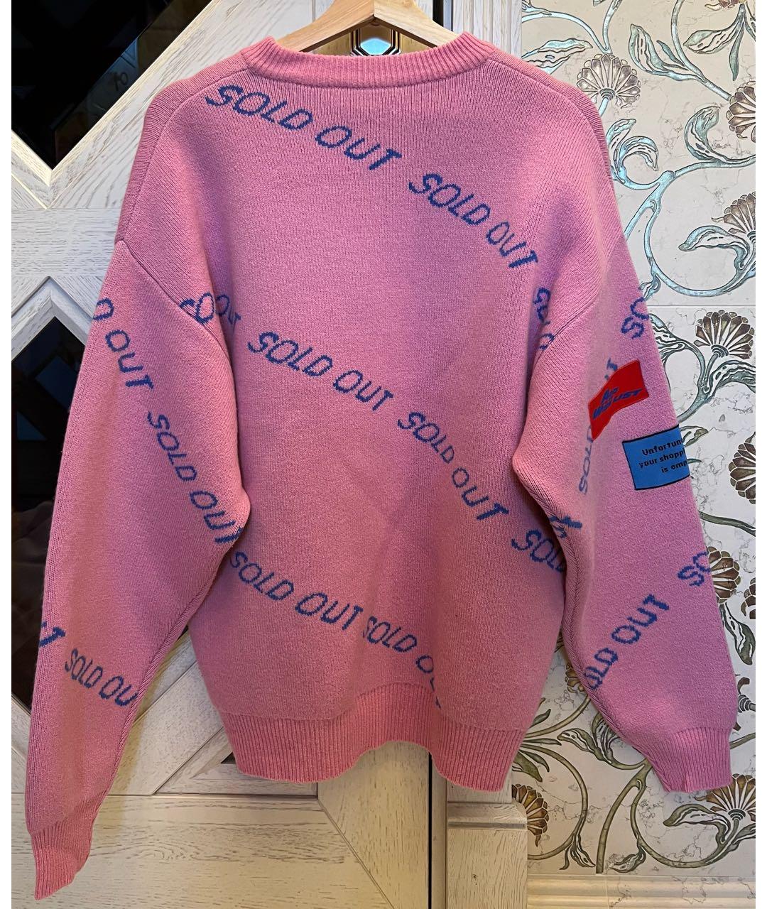 NERVURE Розовый кашемировый джемпер / свитер, фото 3