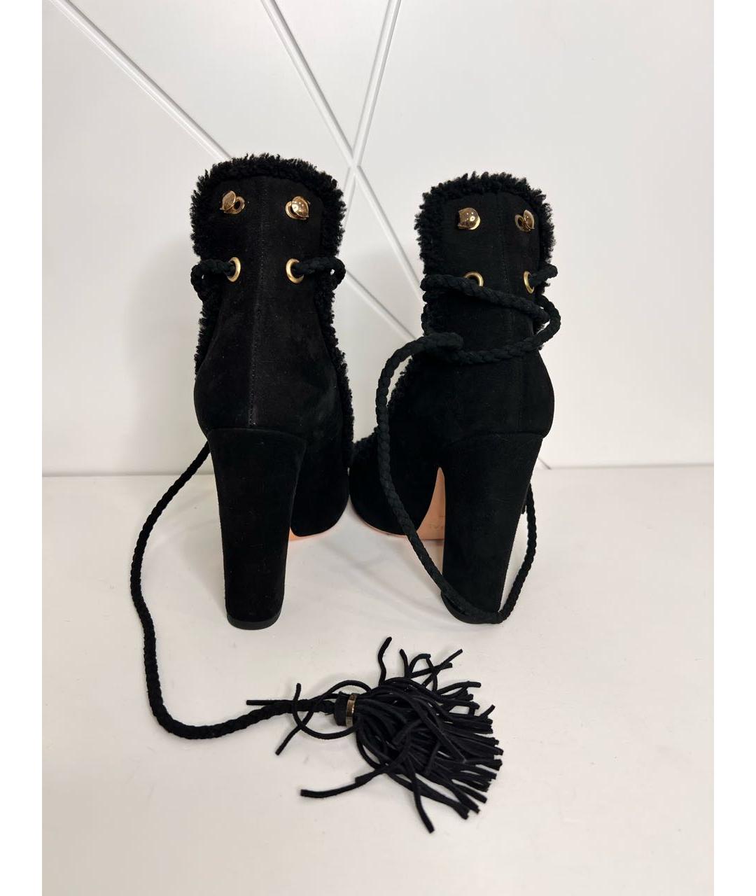 ROCHAS Черные замшевые туфли, фото 3