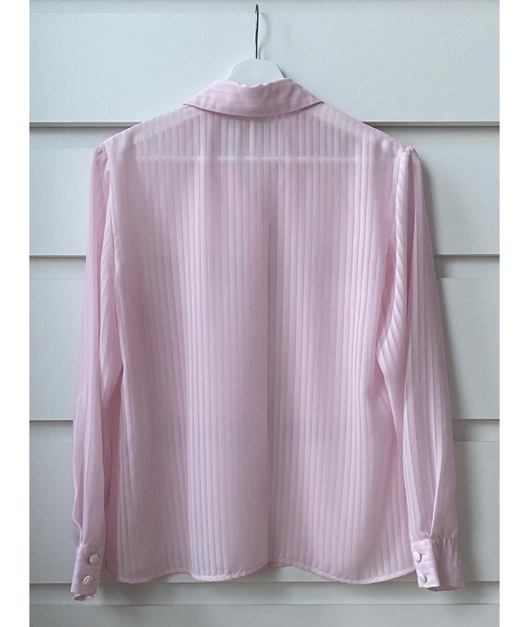 VERSACE Розовая вискозная блузы, фото 2