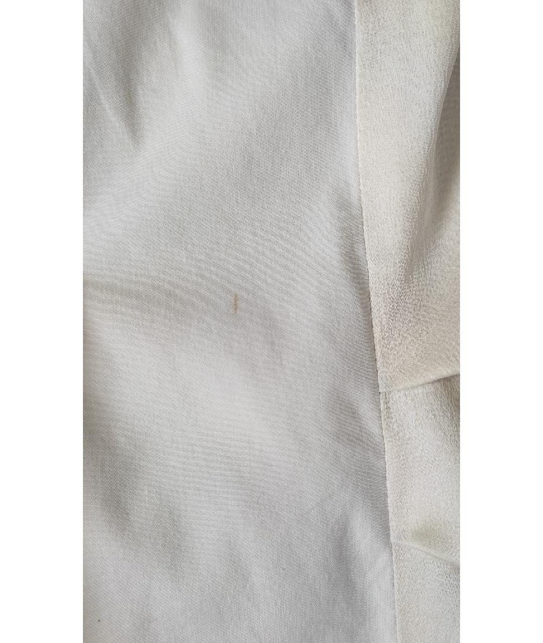 FABIANA FILIPPI Белая шелковая блузы, фото 6