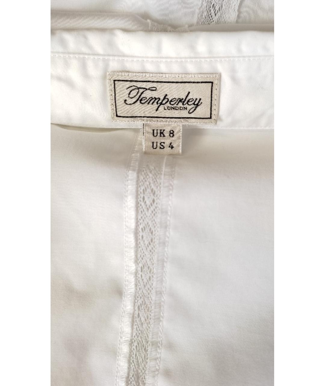 TEMPERLEY LONDON Белая хлопковая рубашка, фото 4