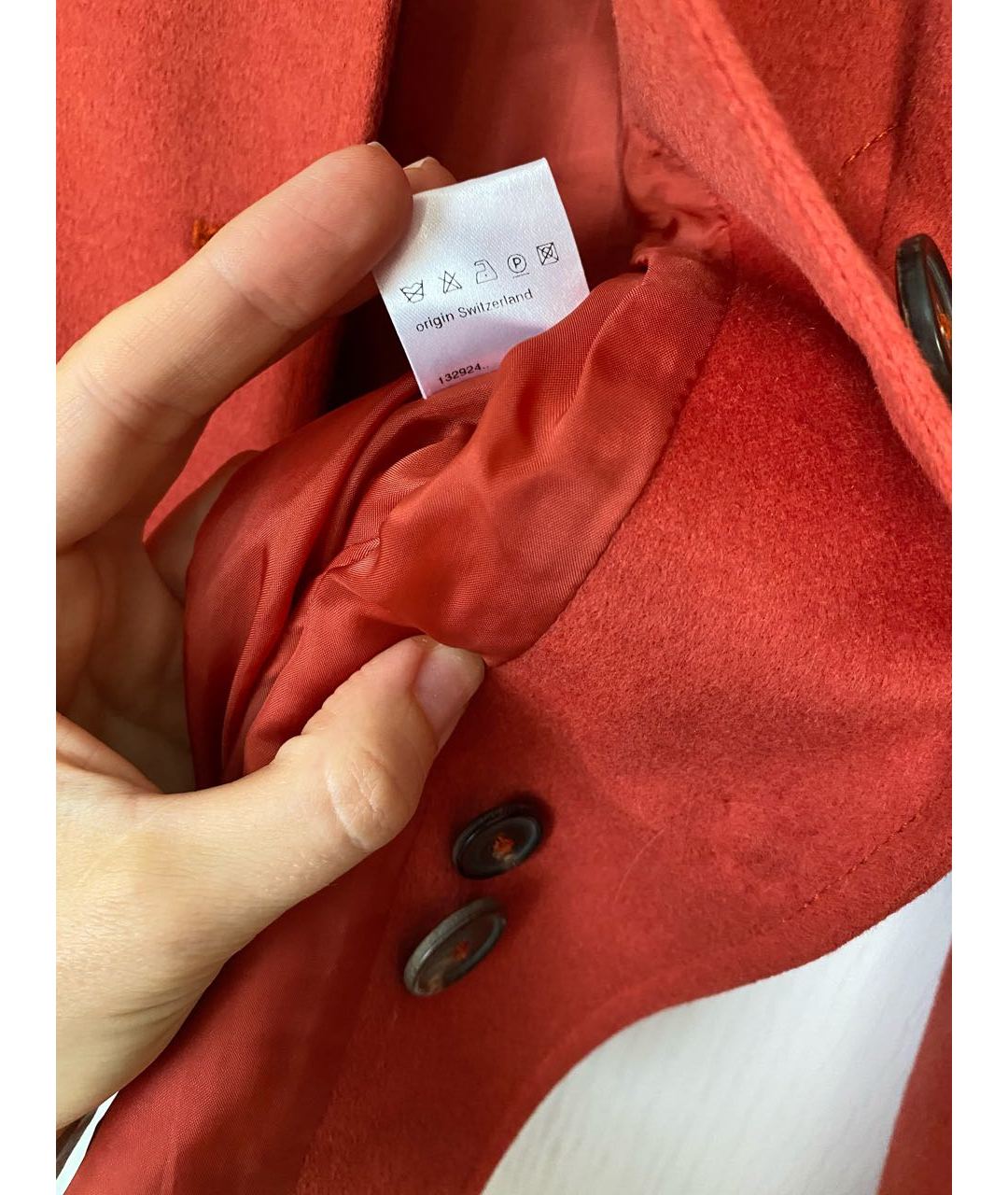 AKRIS Красный шерстяной жакет/пиджак, фото 7