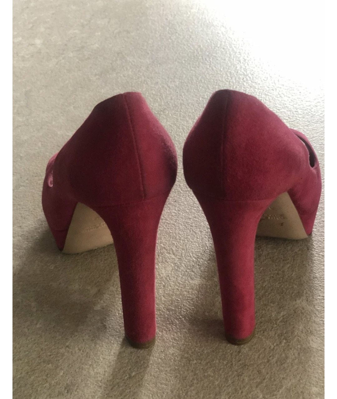 MIU MIU Розовые замшевые туфли, фото 3