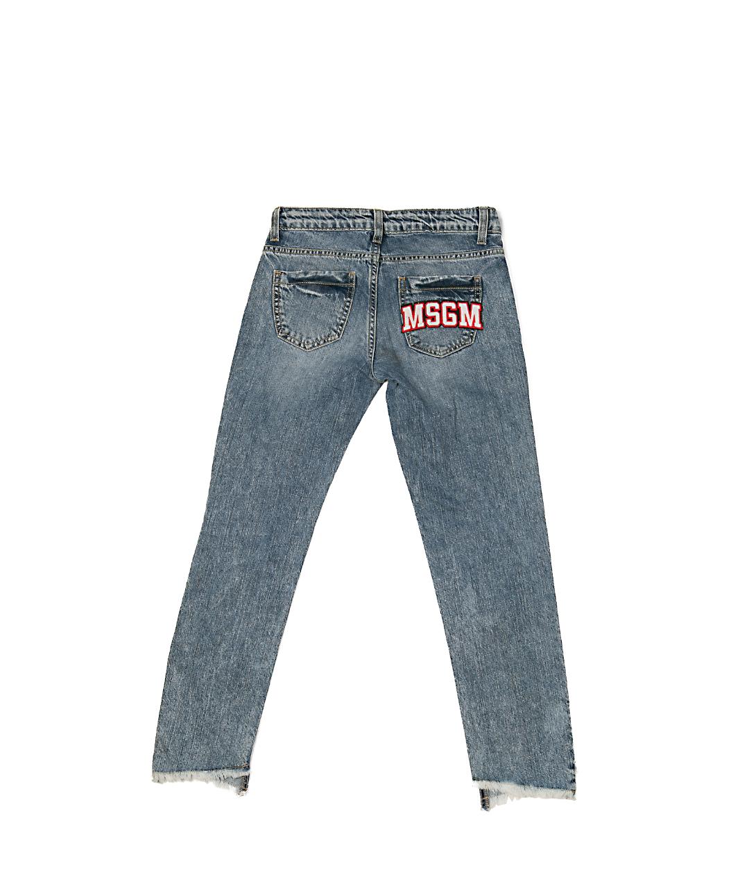 MSGM Синие детские джинсы, фото 2