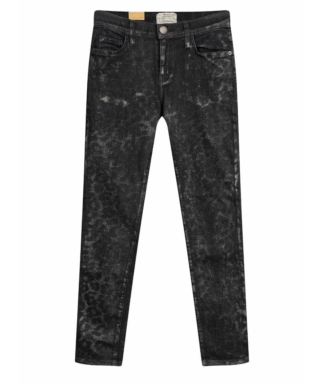 CURRENT/ELLIOTT Черные хлопковые джинсы слим, фото 1