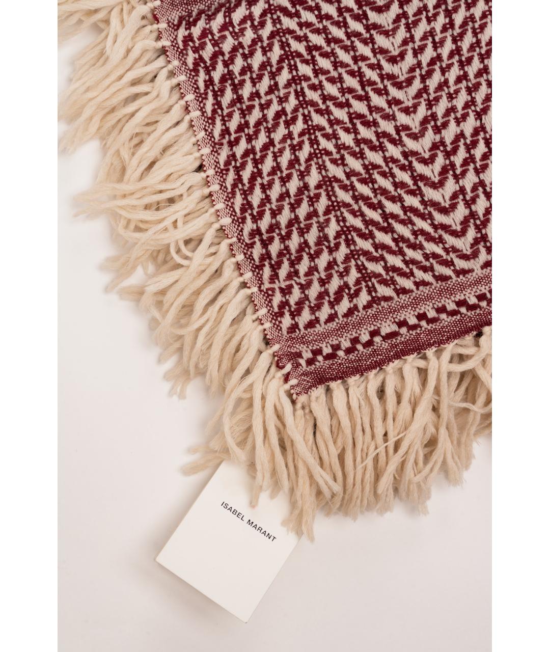 ISABEL MARANT Красный кашемировый шарф, фото 3