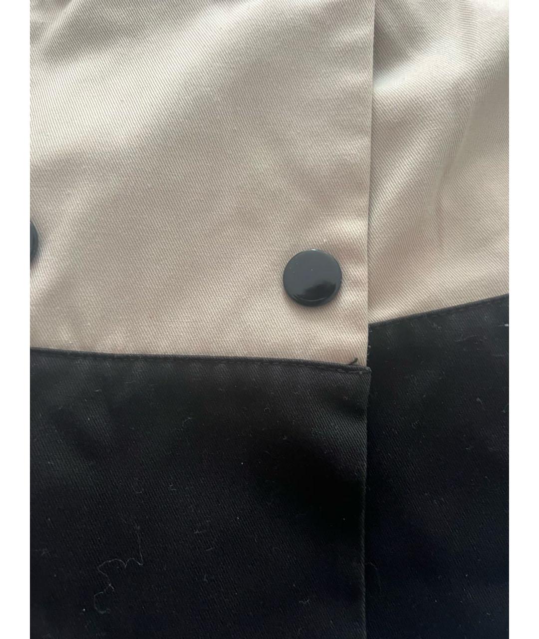 EMPORIO ARMANI Бежевая полиэстеровая юбка мини, фото 4