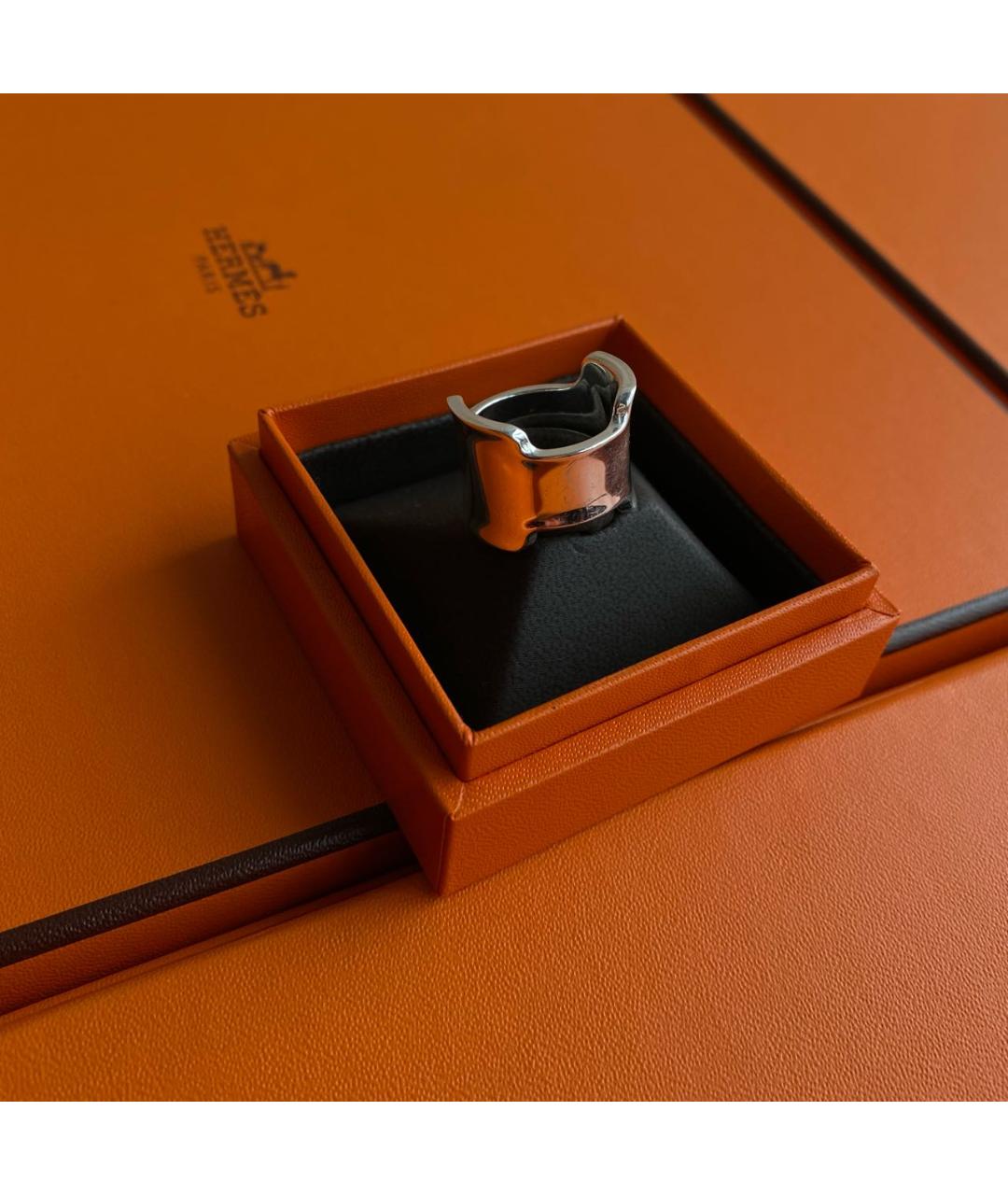 HERMES Серебряное серебряное кольцо, фото 3