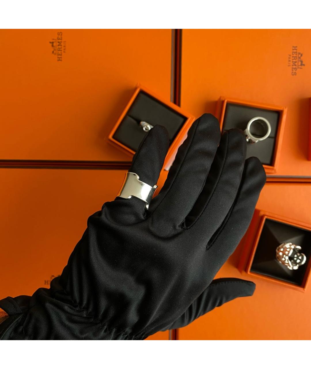 HERMES Серебряное серебряное кольцо, фото 5