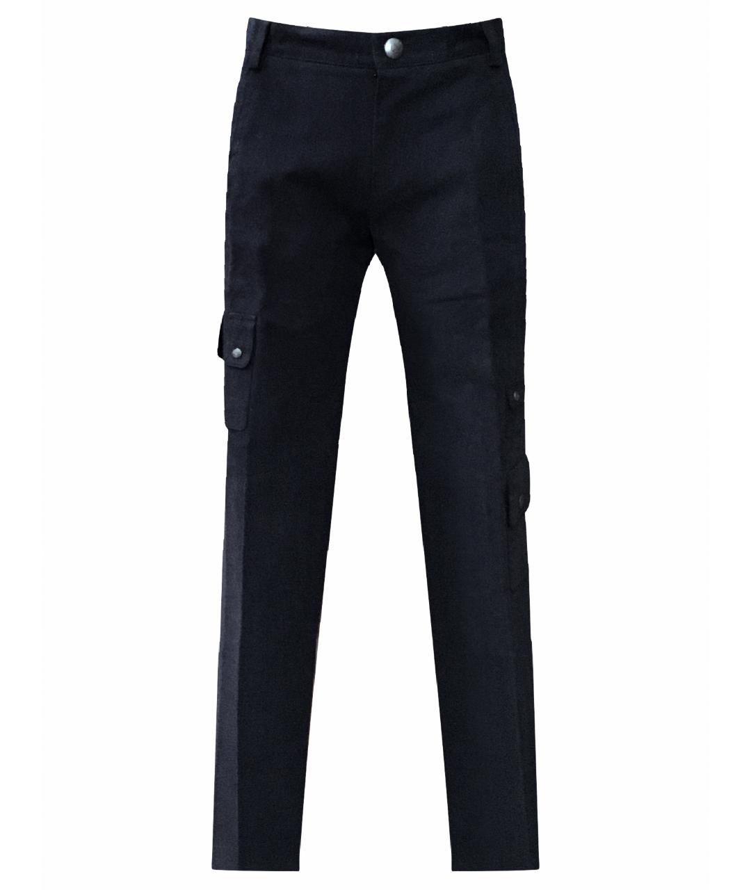 BILANCIONI Темно-синие хлопковые прямые джинсы, фото 1