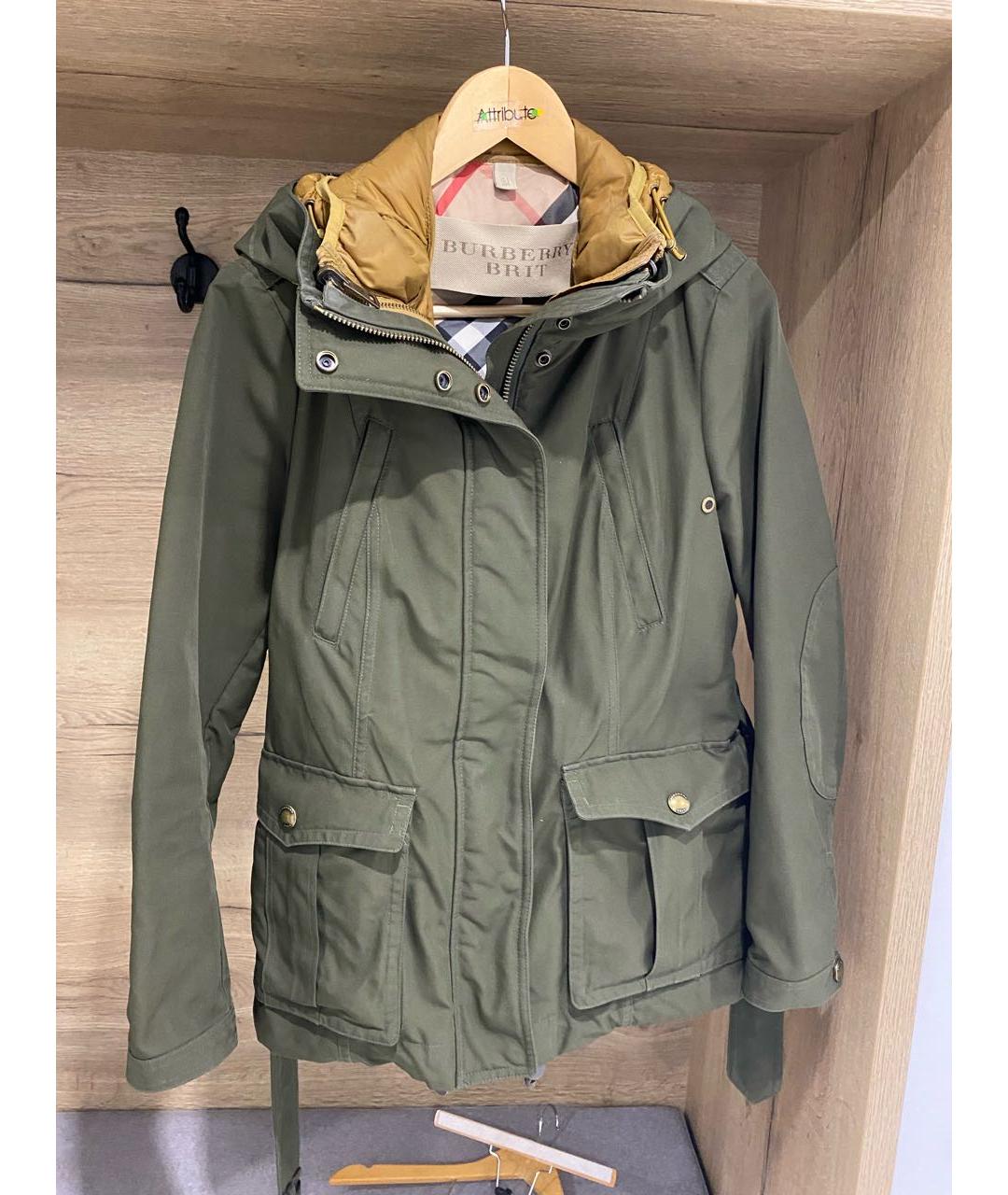 Burberry on sale green parka