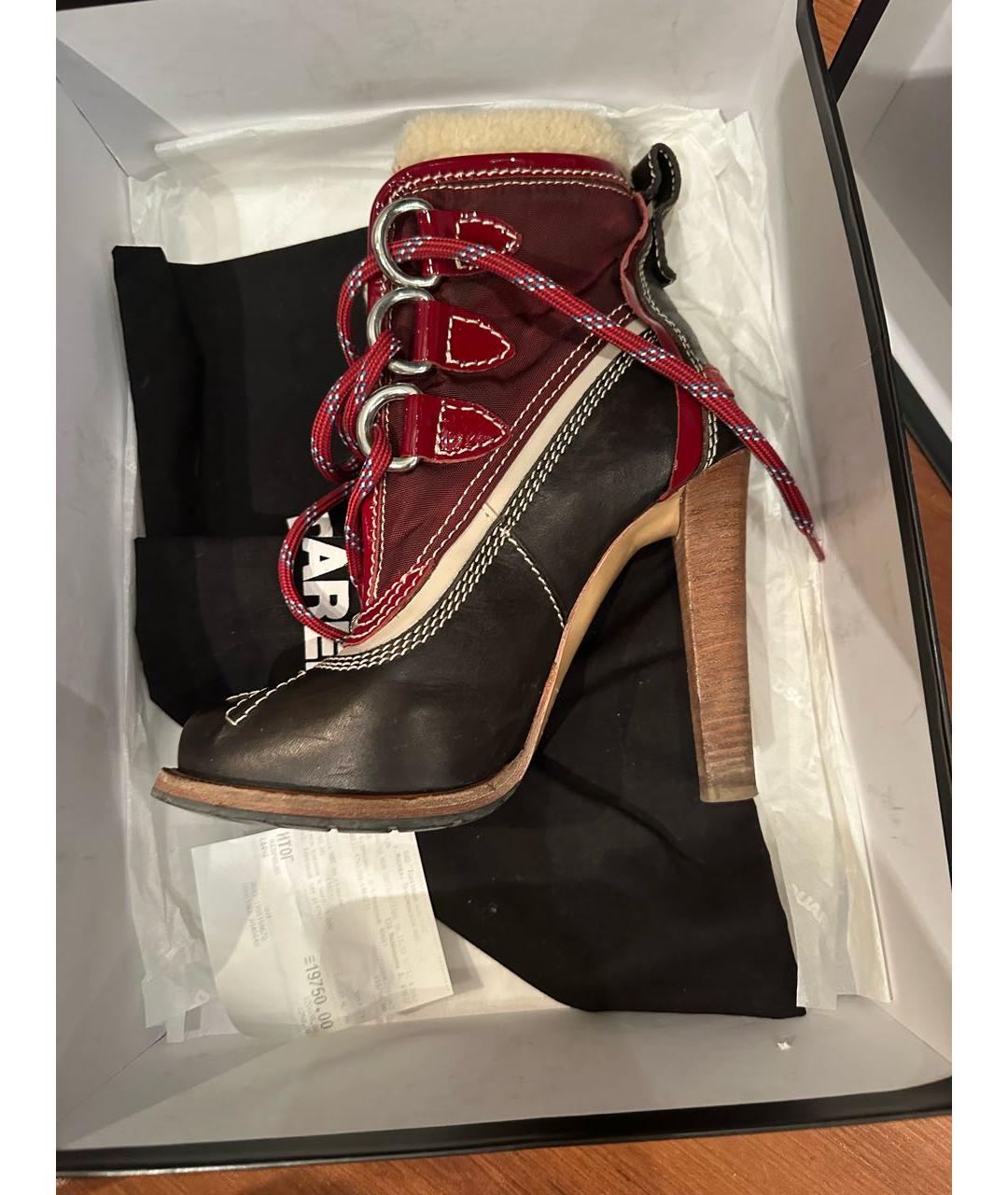 DSQUARED2 Мульти кожаные ботинки, фото 7