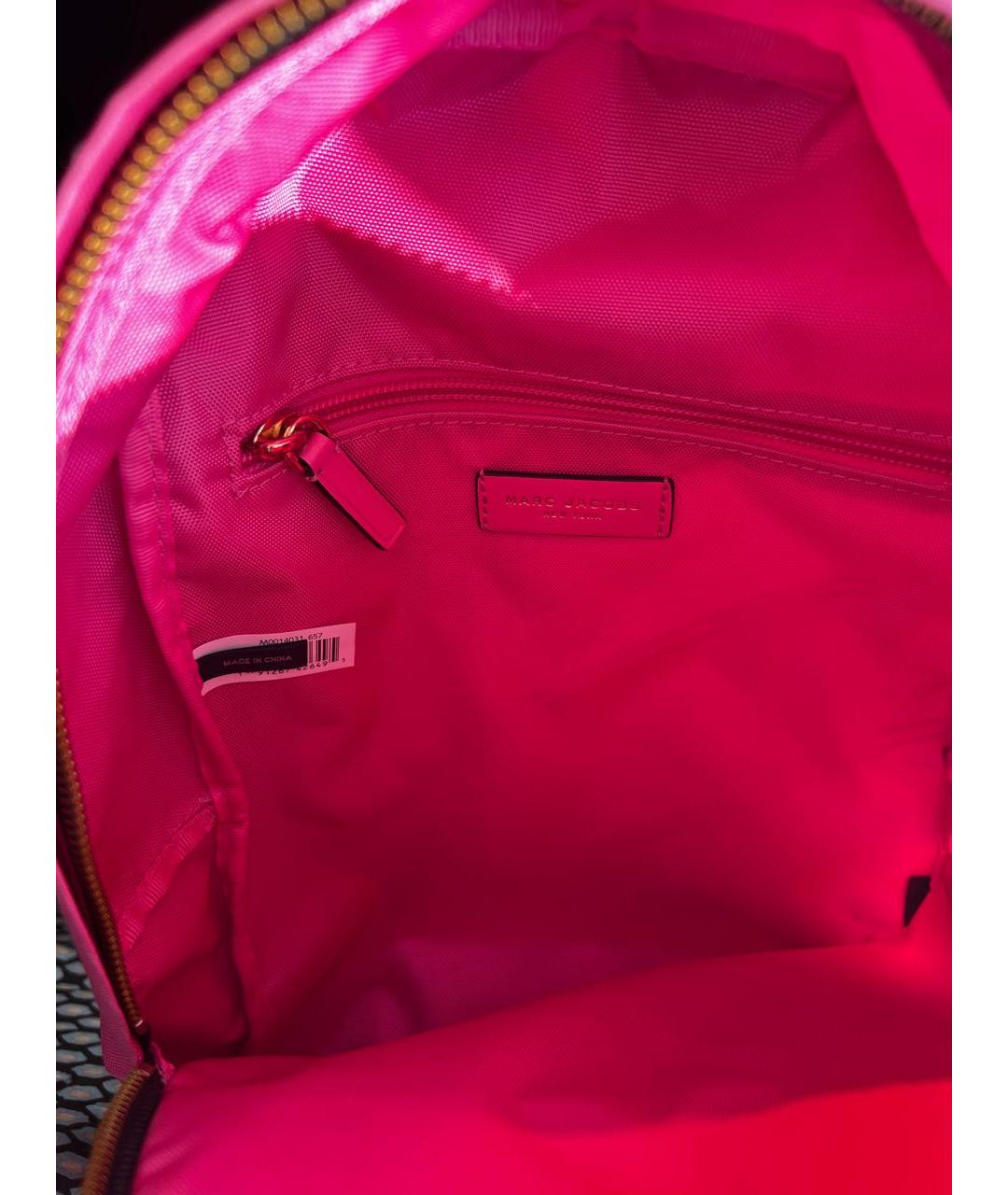 MARC BY MARC JACOBS Розовый тканевый рюкзак, фото 4