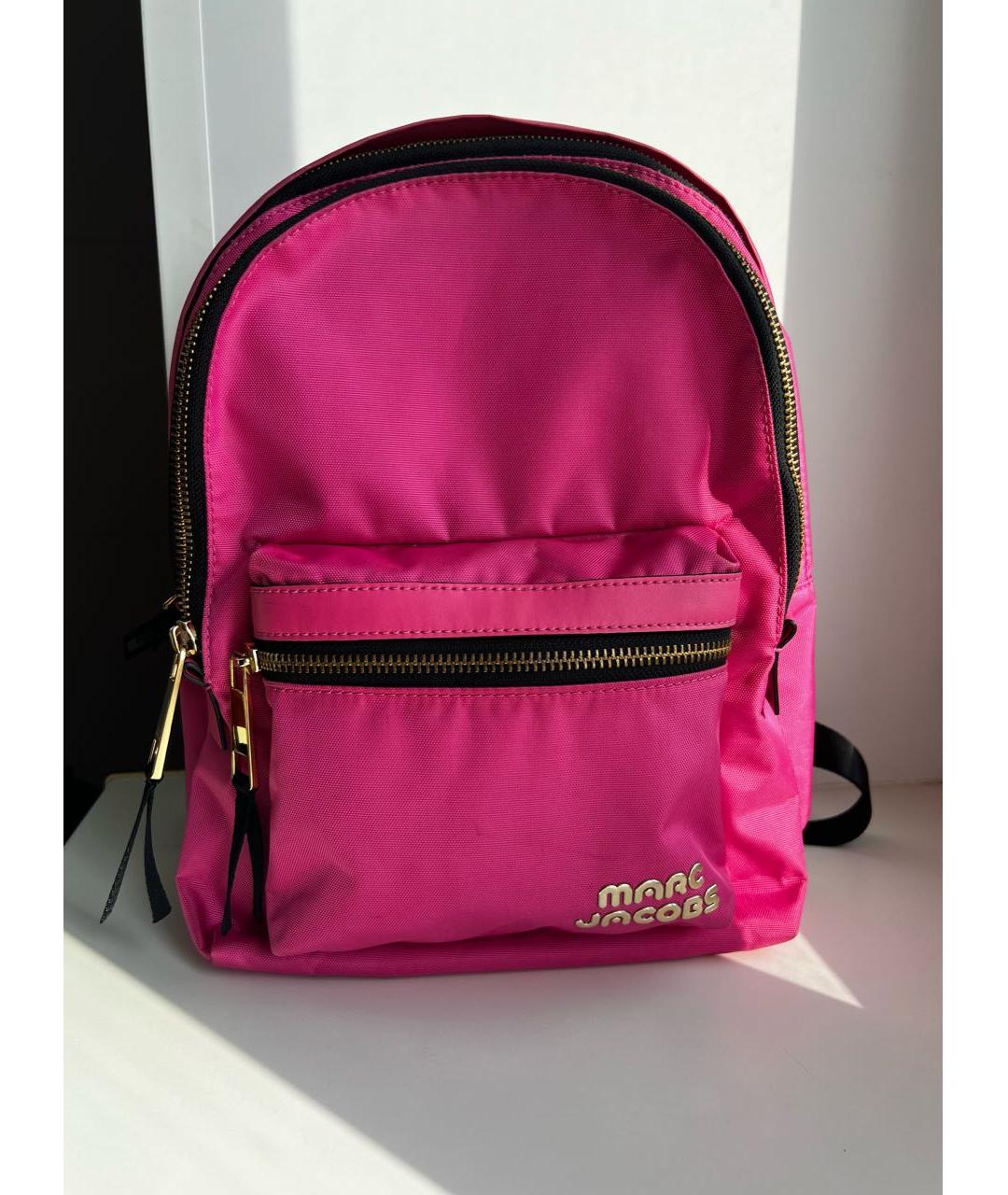 MARC BY MARC JACOBS Розовый тканевый рюкзак, фото 9