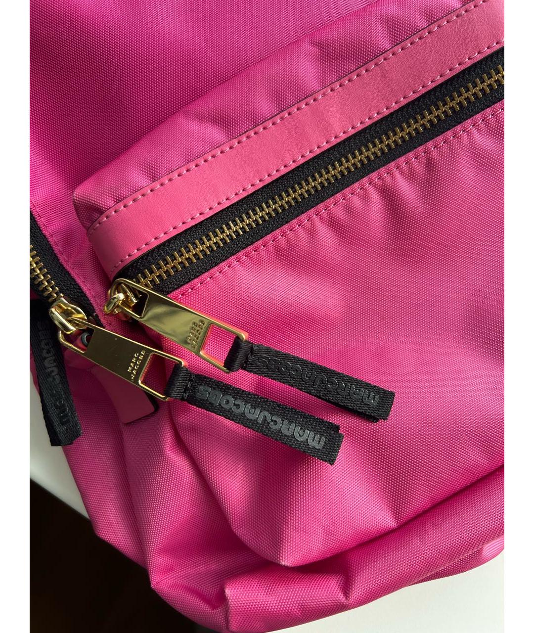 MARC BY MARC JACOBS Розовый тканевый рюкзак, фото 7