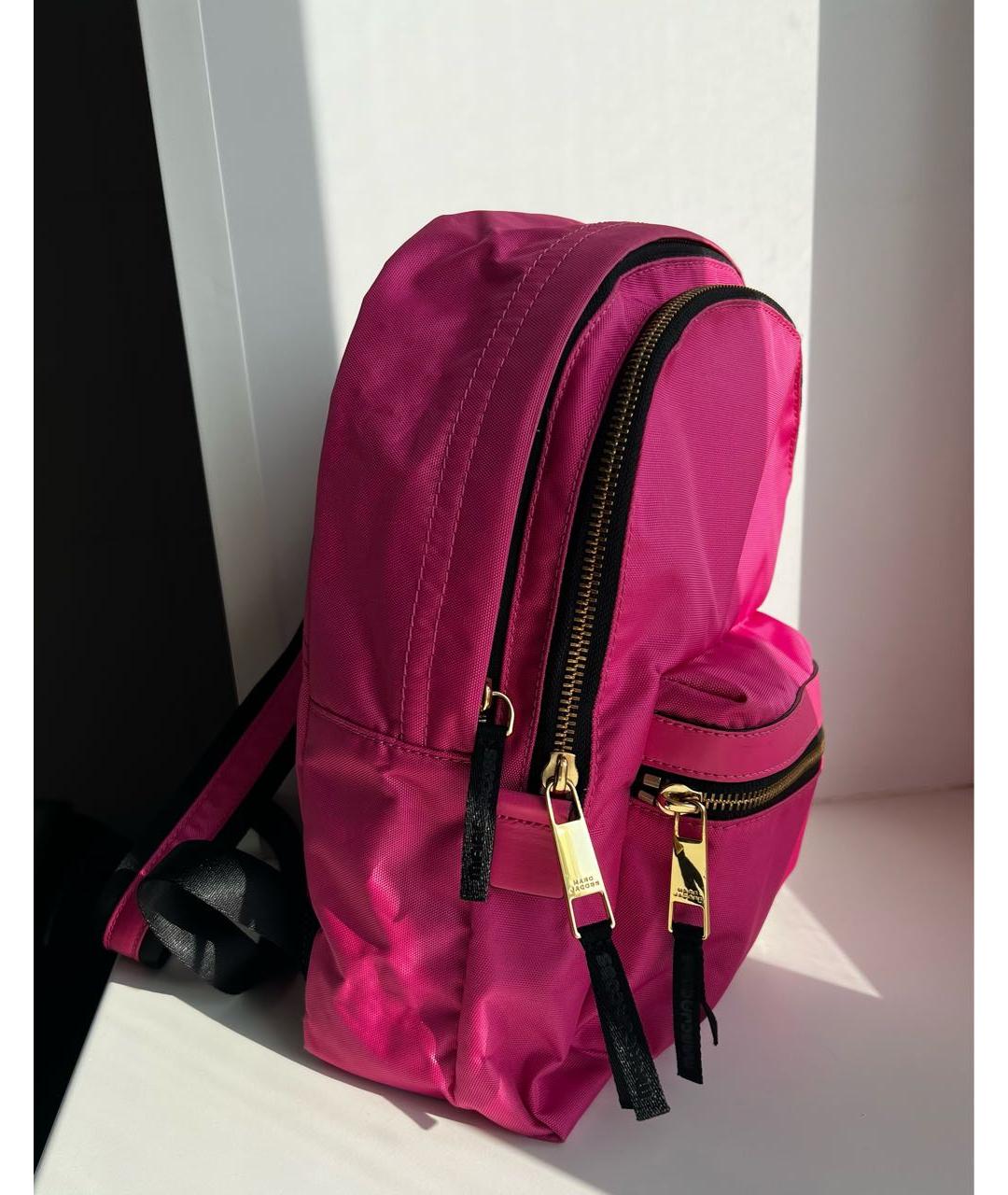 MARC BY MARC JACOBS Розовый тканевый рюкзак, фото 2