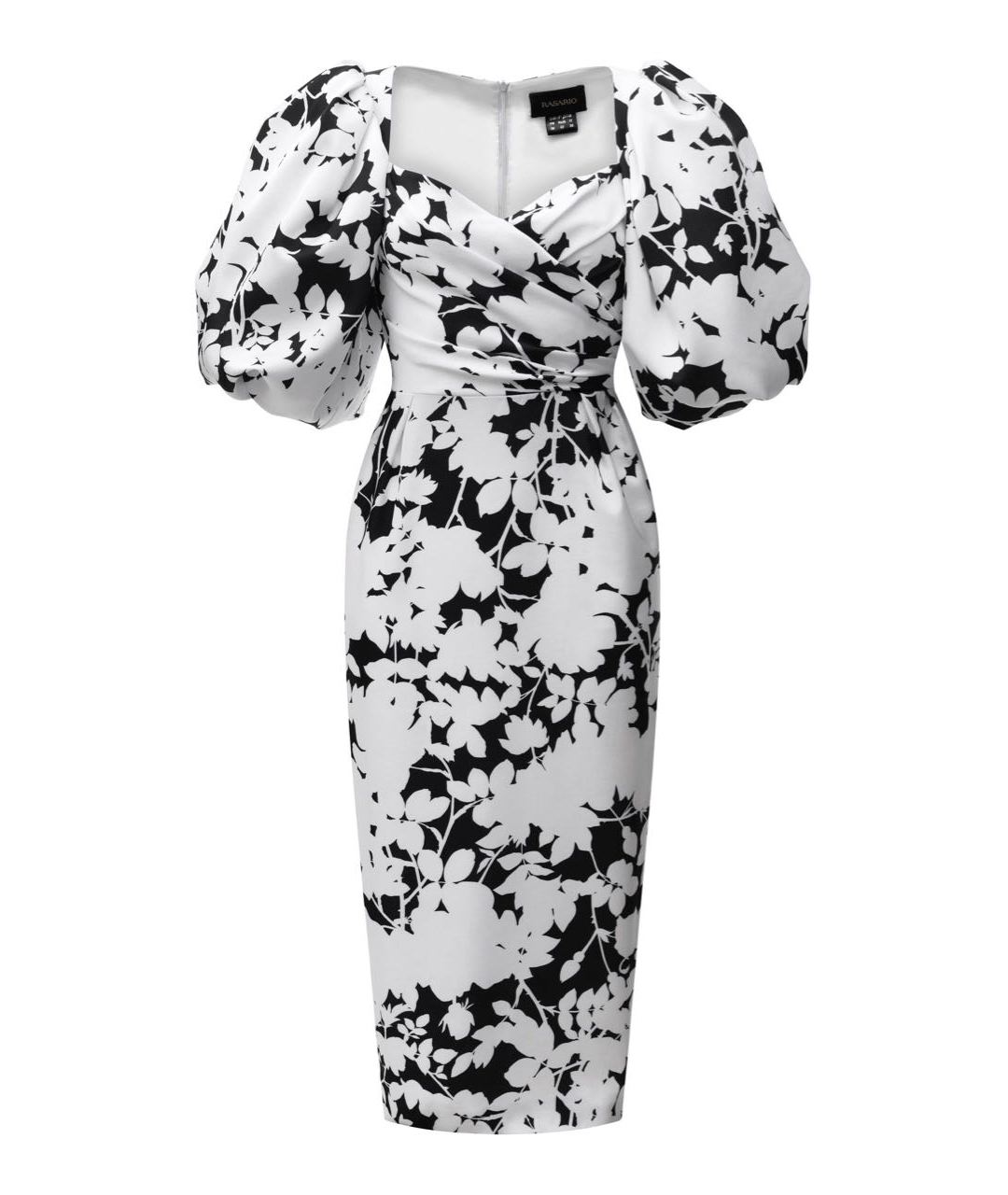 RASARIO Белое полиэстеровое повседневное платье, фото 1