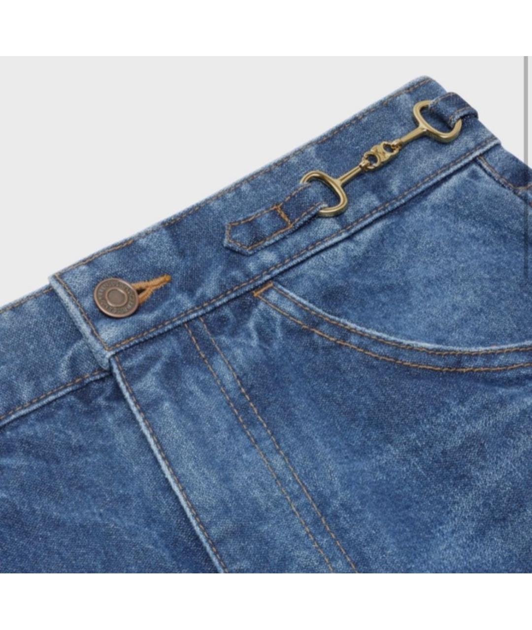 CELINE PRE-OWNED Синие прямые джинсы, фото 2