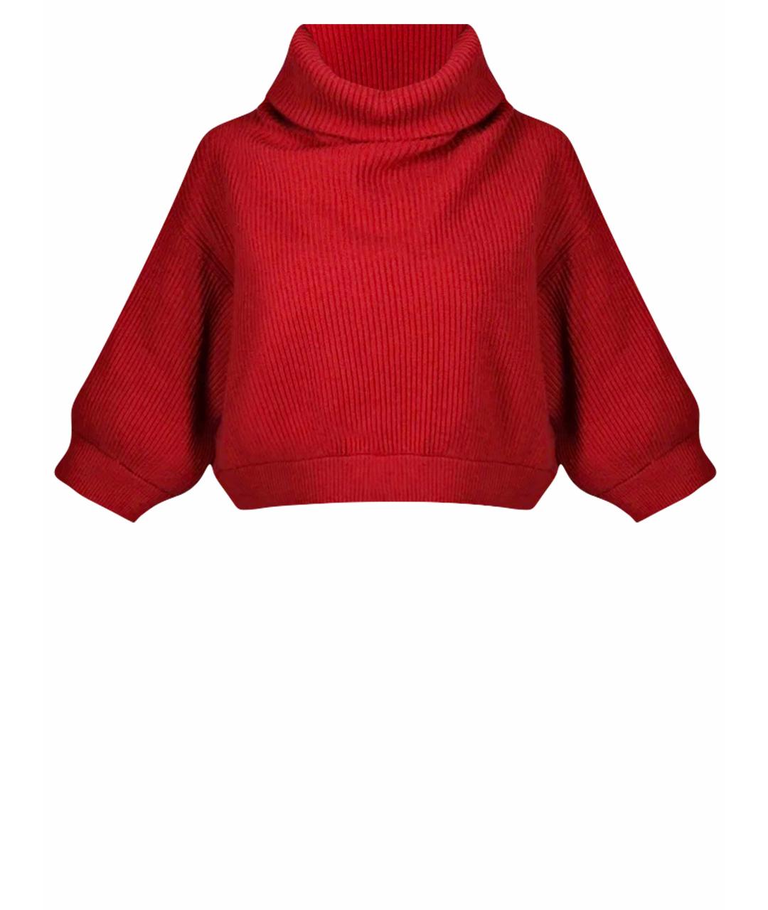 BRUNELLO CUCINELLI Красный кашемировый джемпер / свитер, фото 1