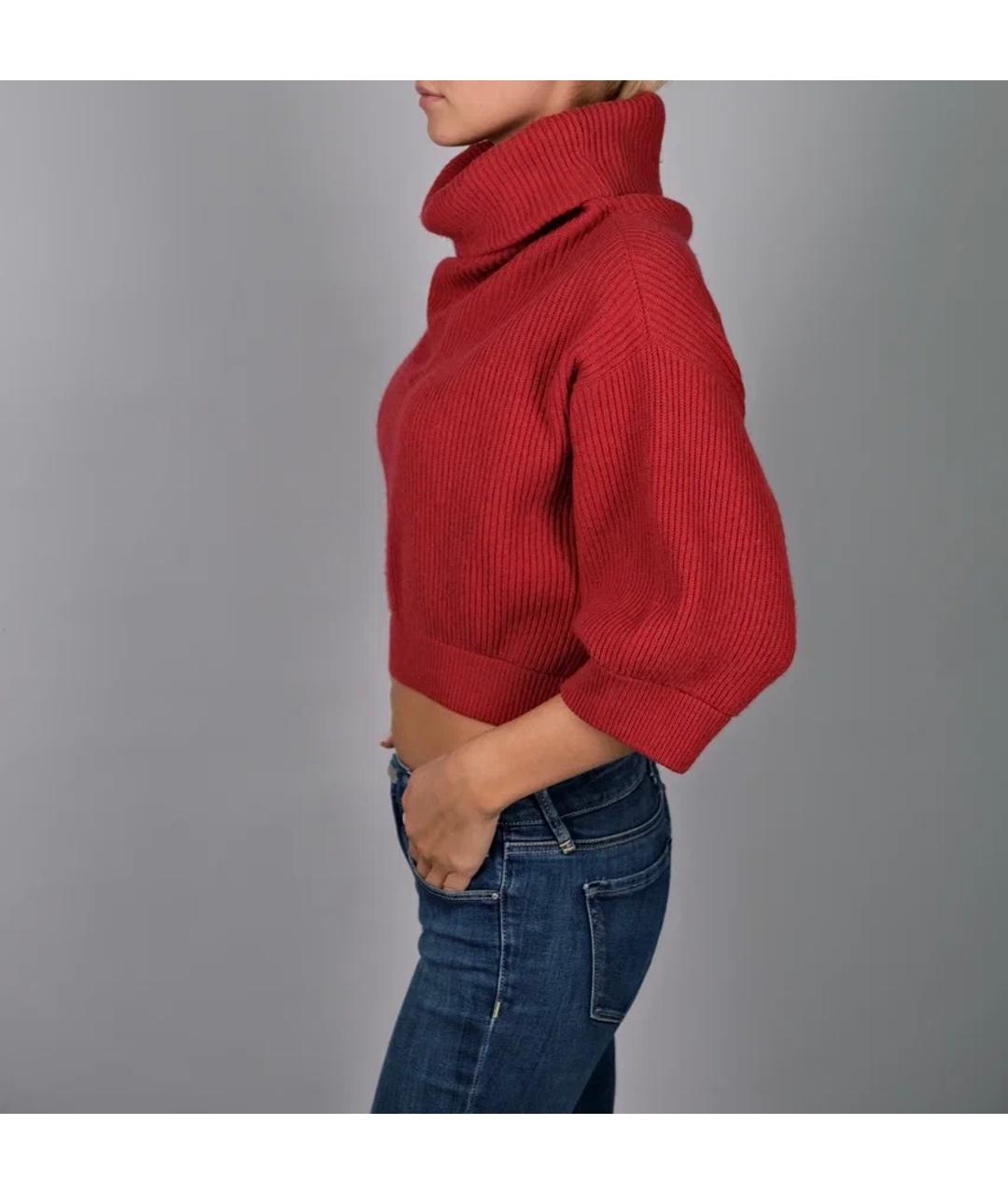 BRUNELLO CUCINELLI Красный кашемировый джемпер / свитер, фото 3