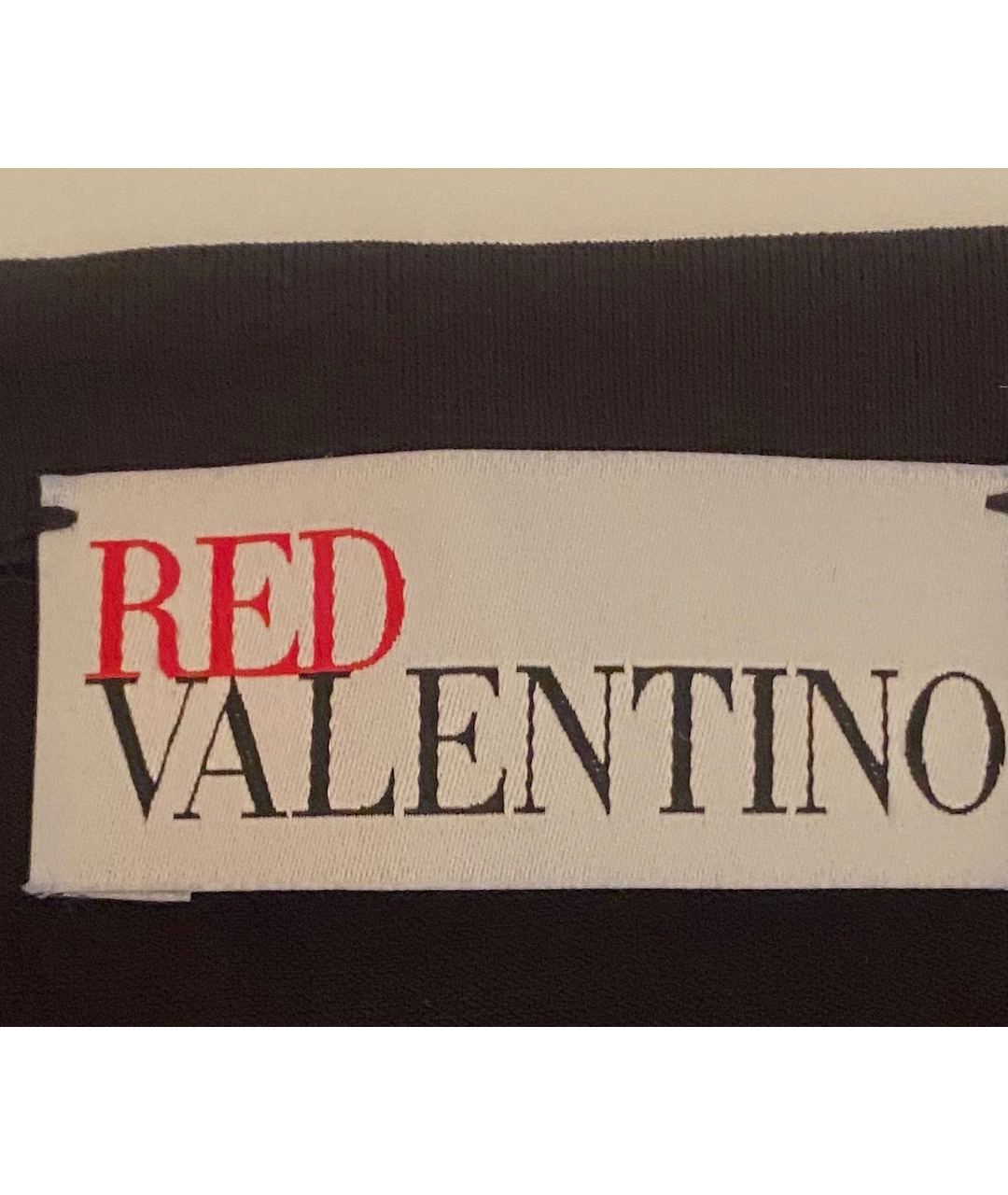 RED VALENTINO Черная футболка, фото 5