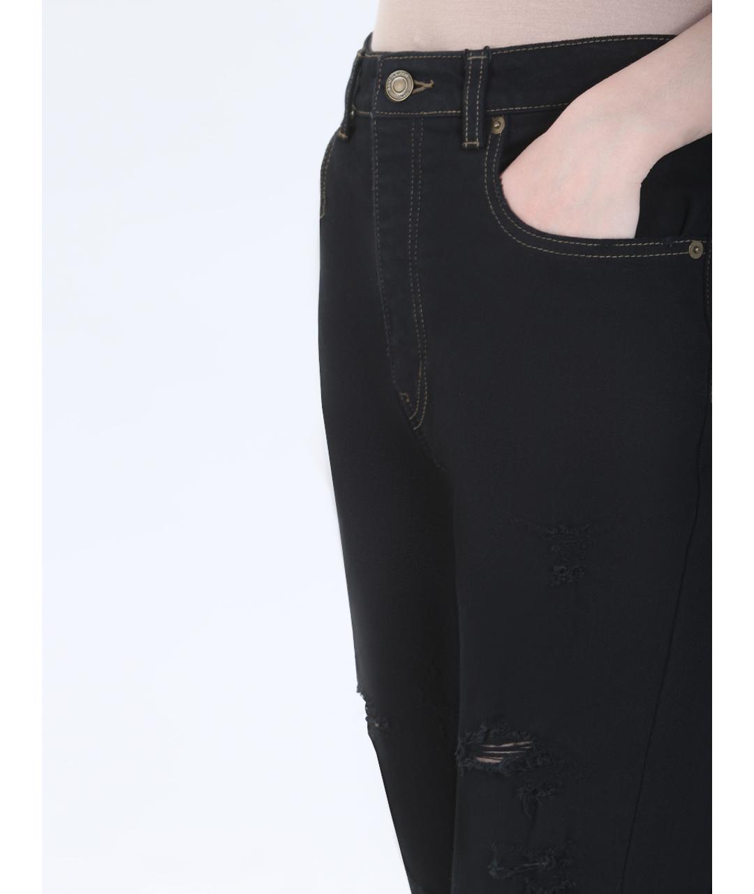SAINT LAURENT Черные джинсы слим, фото 5