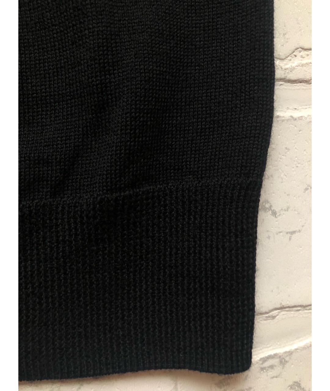 BURBERRY Черный шерстяной джемпер / свитер, фото 5