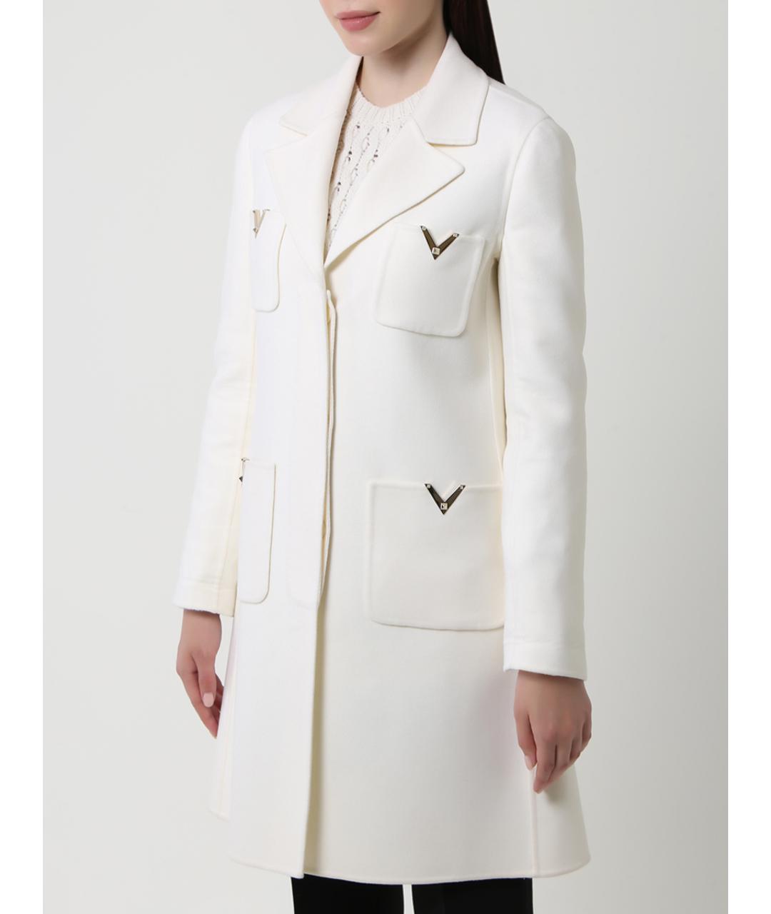 VALENTINO Белое пальто, фото 5