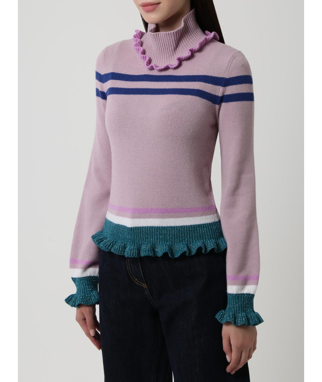 VALENTINO Розовый джемпер / свитер, фото 4